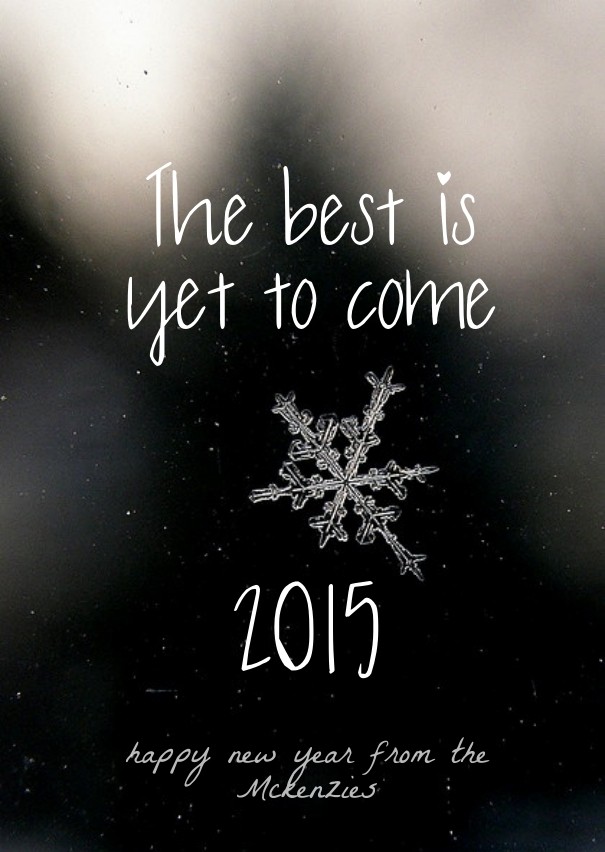 The best is yet to come! Design 