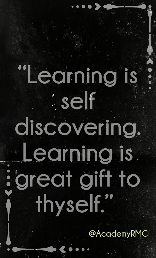 &ldquo;learning is self Design 
