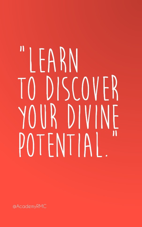 &ldquo;learn to discover your divine Design 