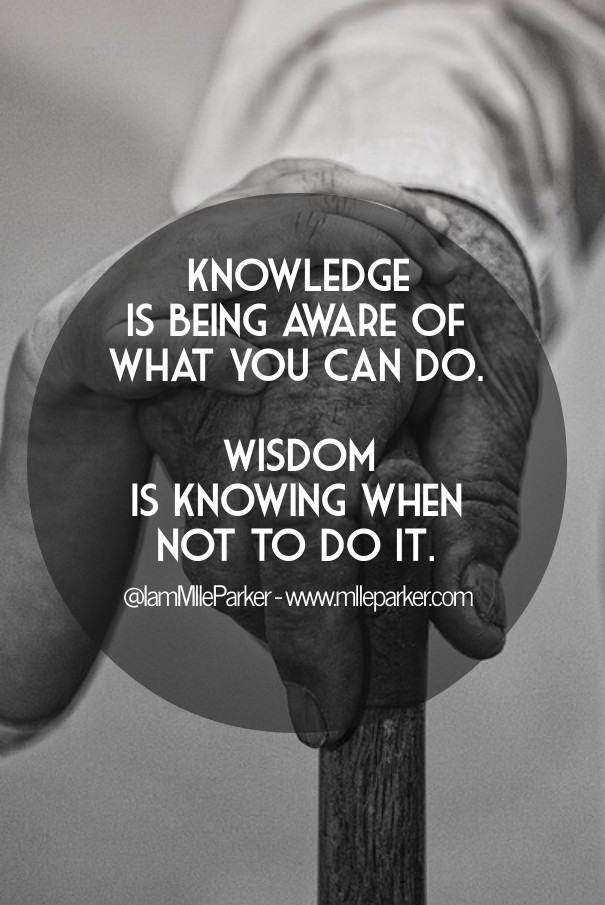 Knowledge is being aware of what you Design 