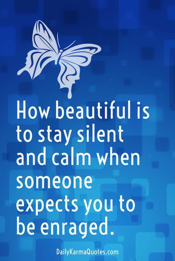 How beautiful is to stay silent and Design 