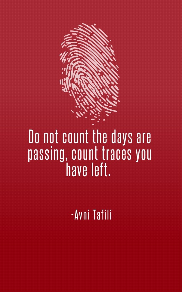 Do not count the days are passing, Design 