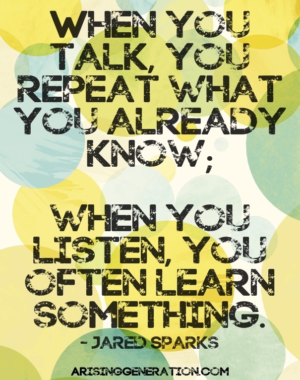 When you talk, you repeat what you Design 