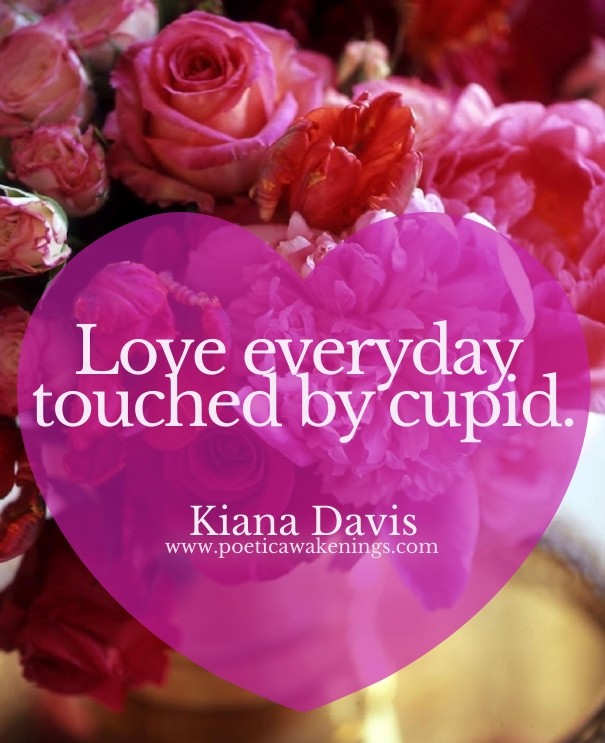 Love everyday touched by cupid. Design 