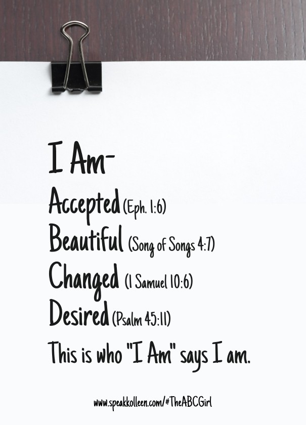 I am- accepted (eph. 1:6)beautiful Design 