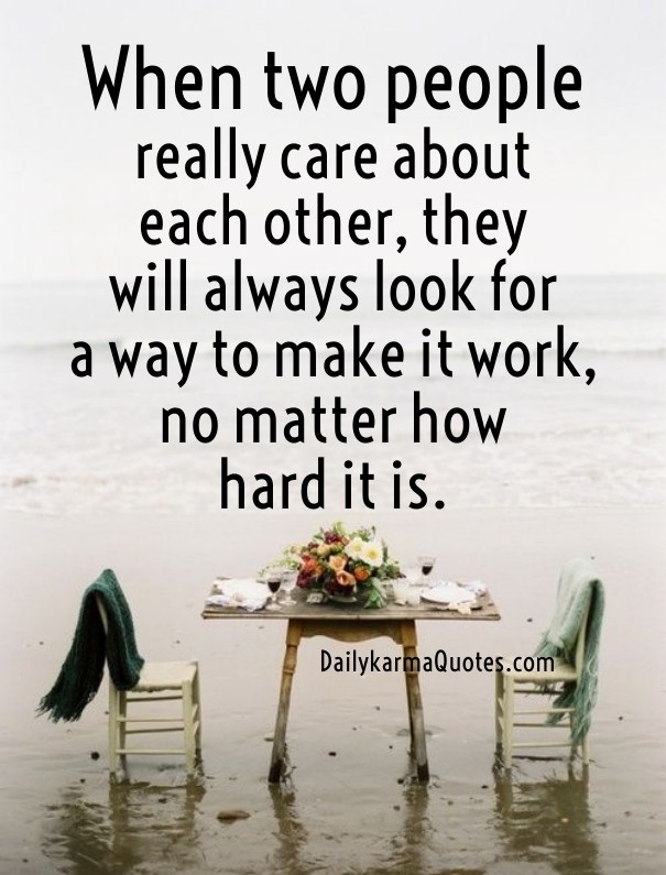 When two people really care Design 