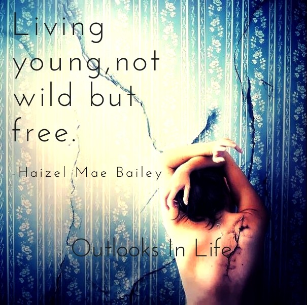 Living young,not wild but free. Design 