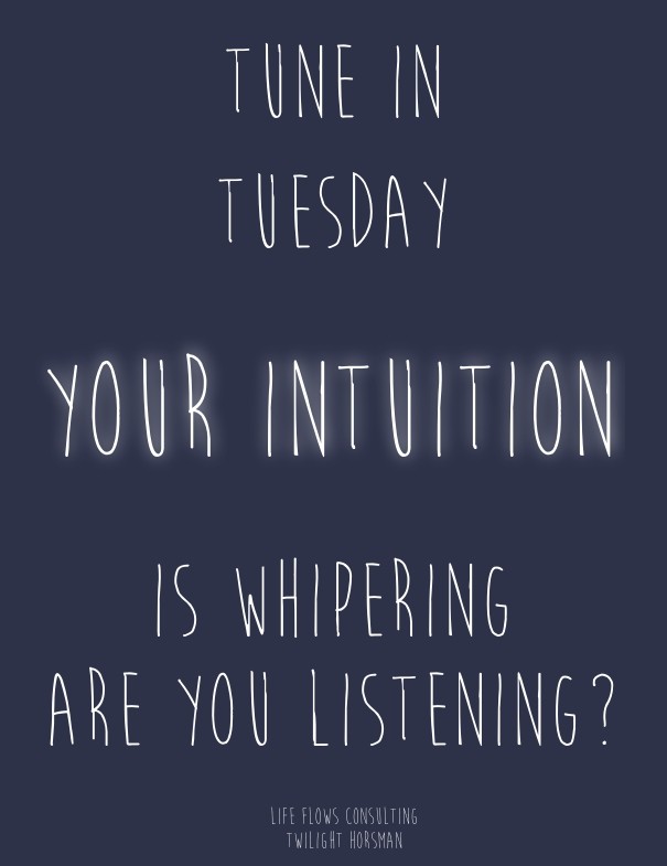Tune in tuesday your intuition is Design 