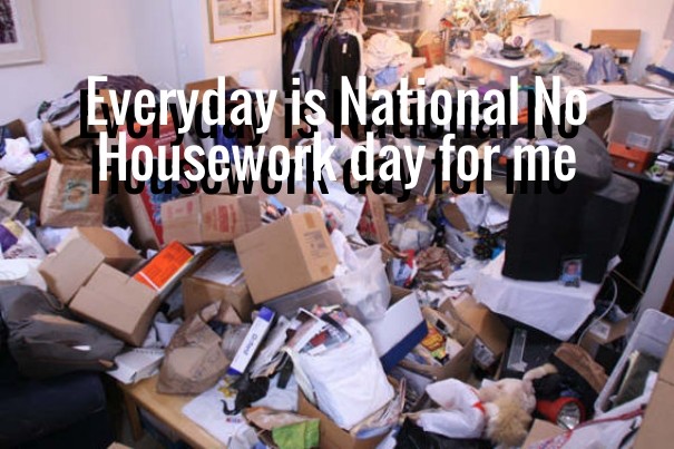 Everyday is national no housework Design 