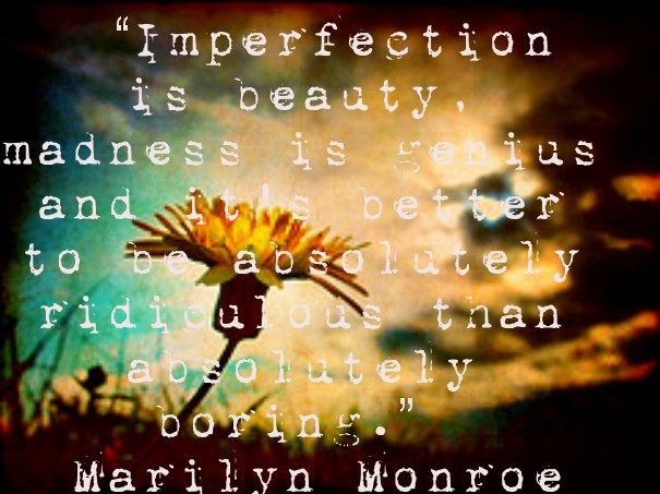 &ldquo;imperfection is beauty, Design 