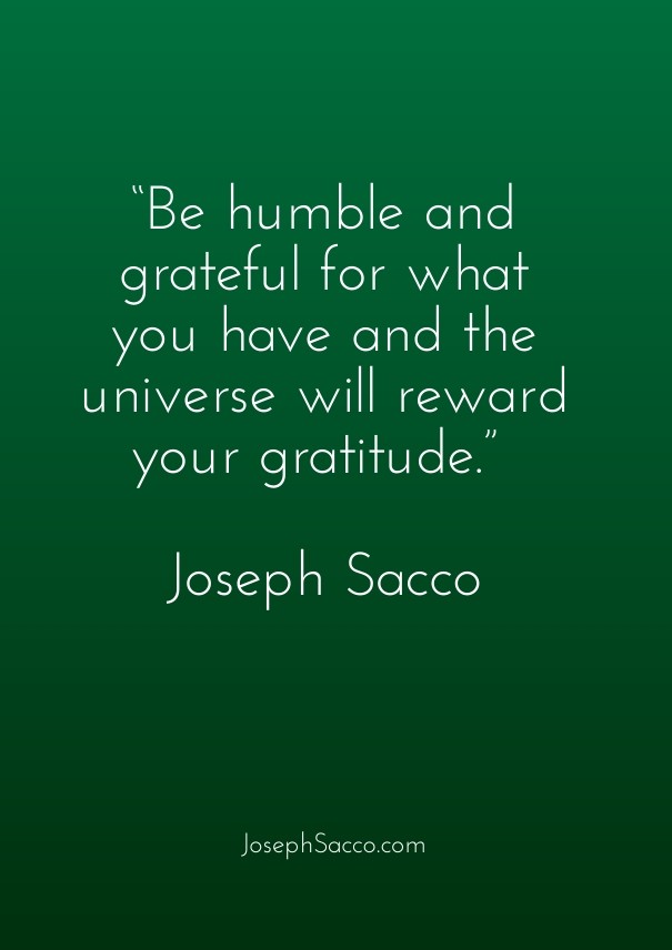 &ldquo;be humble and grateful for Design 