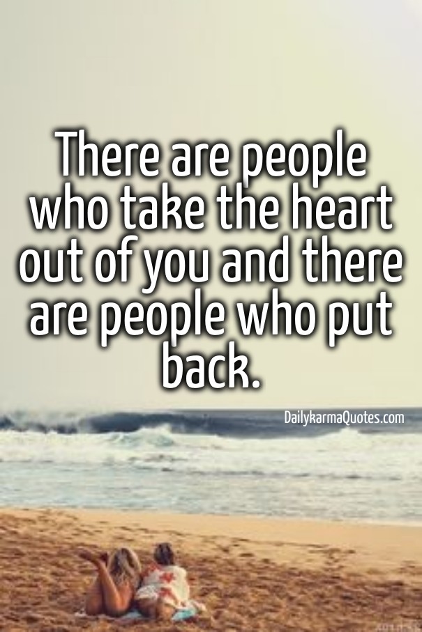 There are people who take the heart Design 