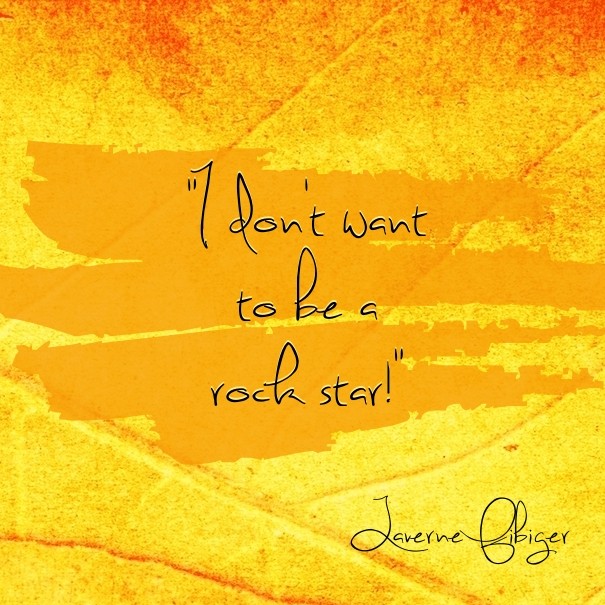 &quot;i don't want to be a rock Design 