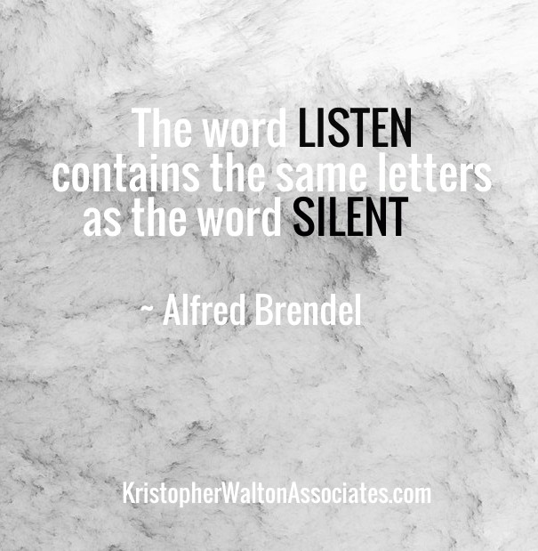 The word listen contains the same Design 