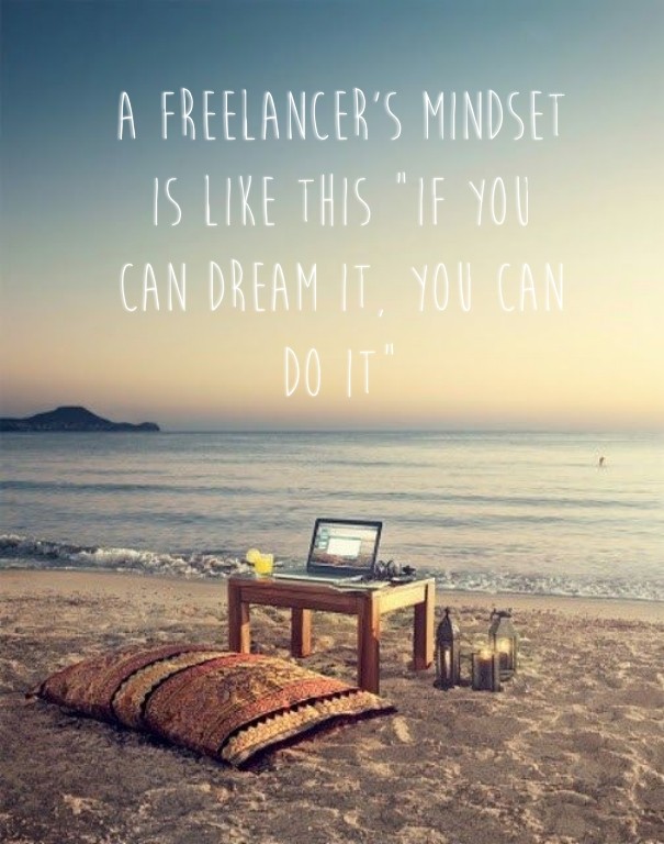 A freelancer's mindset is like this Design 