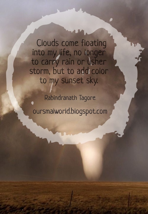 Clouds come floating into my life, Design 