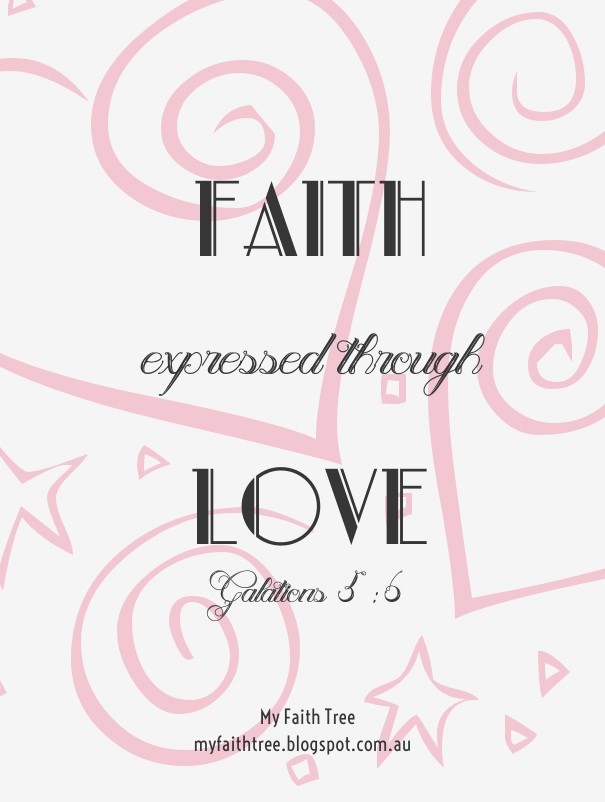 Faith expressed through love my Design 