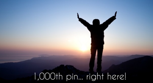 1,000th pin... right here! Design 