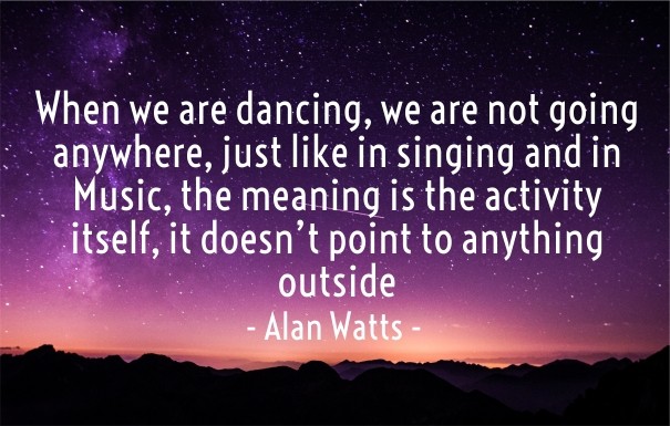 When we are dancing, we are not Design 