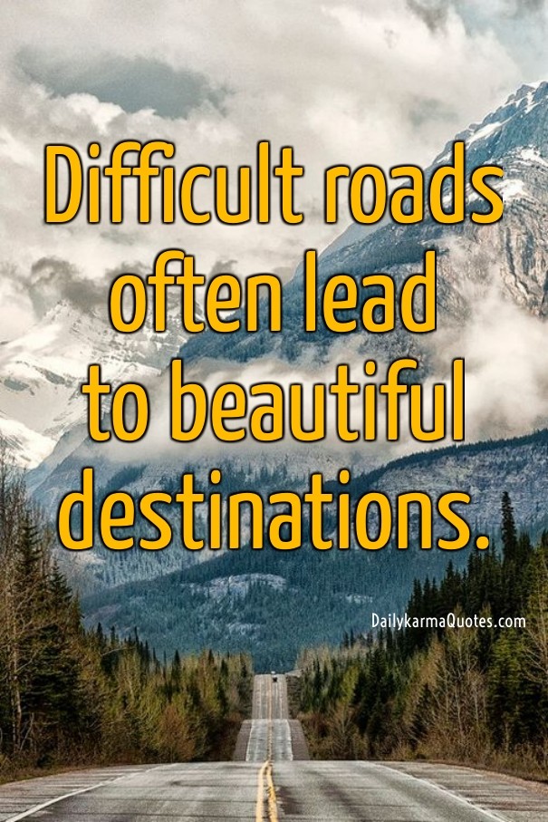 Difficult roads often lead to Design 