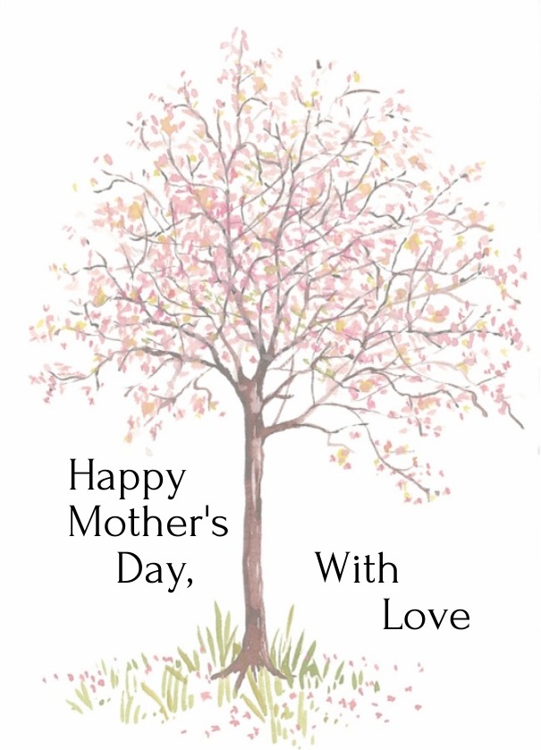Happymother's day, with love Design 