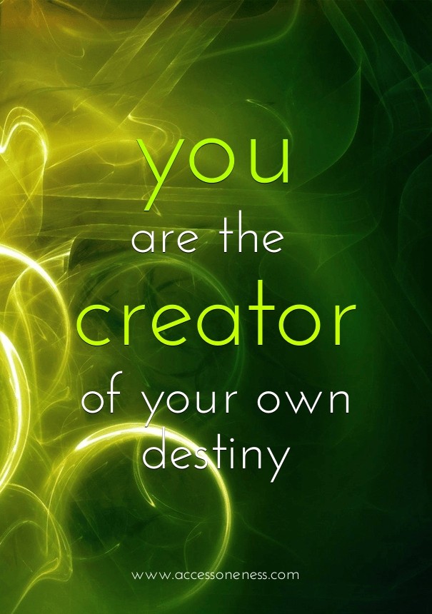 You are the creator of your own Design 