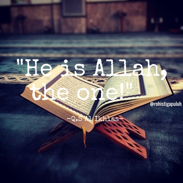 &quot;he is allah, the one!&quot; Design 