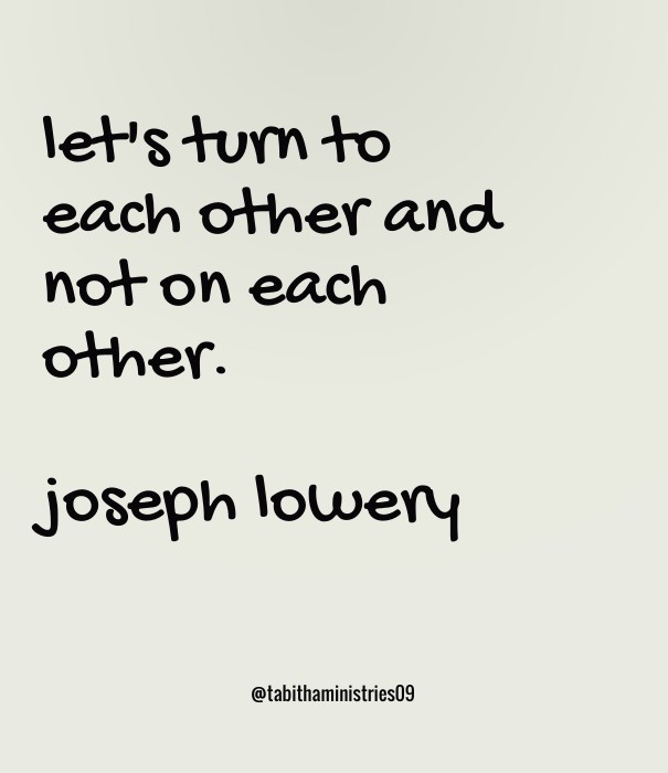 Let's turn to each other and not on Design 