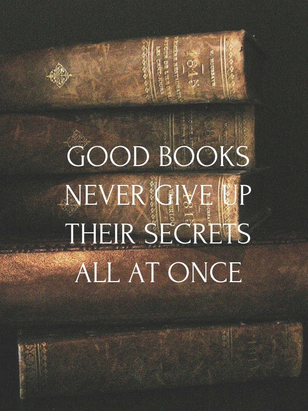 Good books never give up their Design 