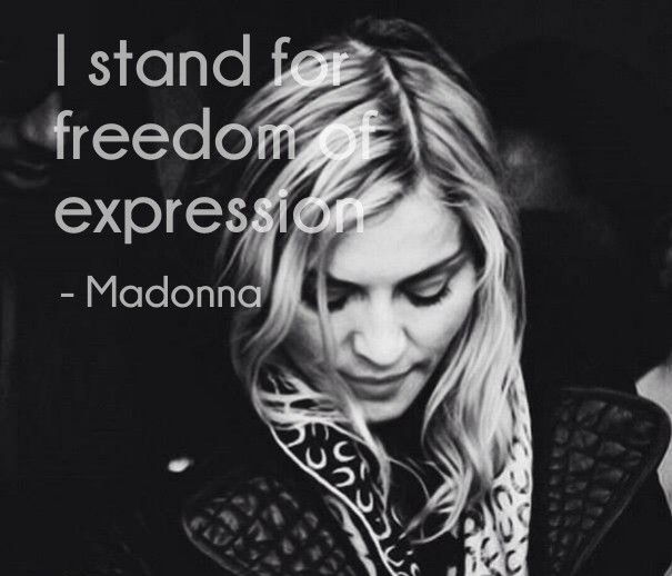 I stand forfreedom ofexpression - Design 