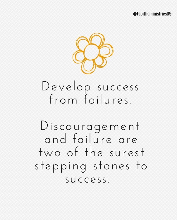 Develop success from failures. Design 