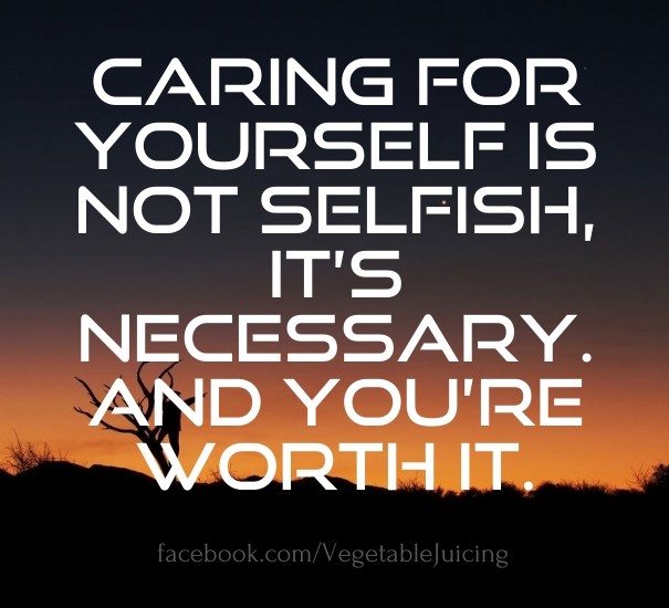 Caring for yourself is not selfish, Design 