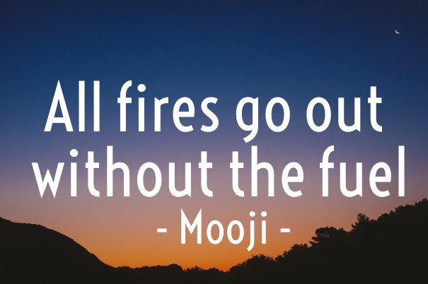 All fires go out without the fuel - Design 