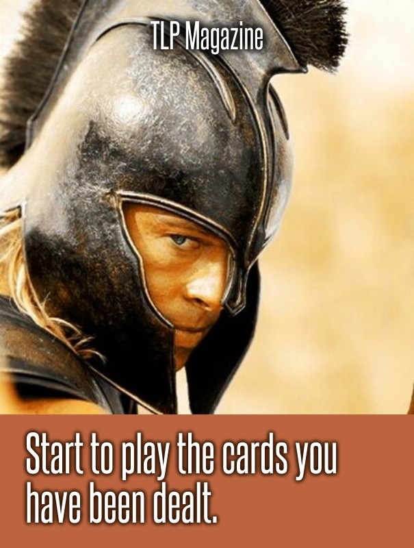 Start to play the cards you have Design 
