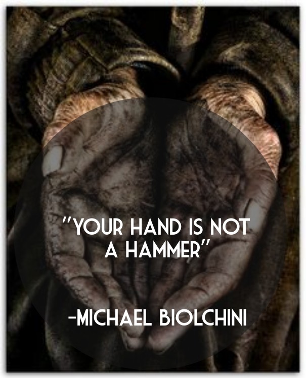 &quot;your hand is not a Design 