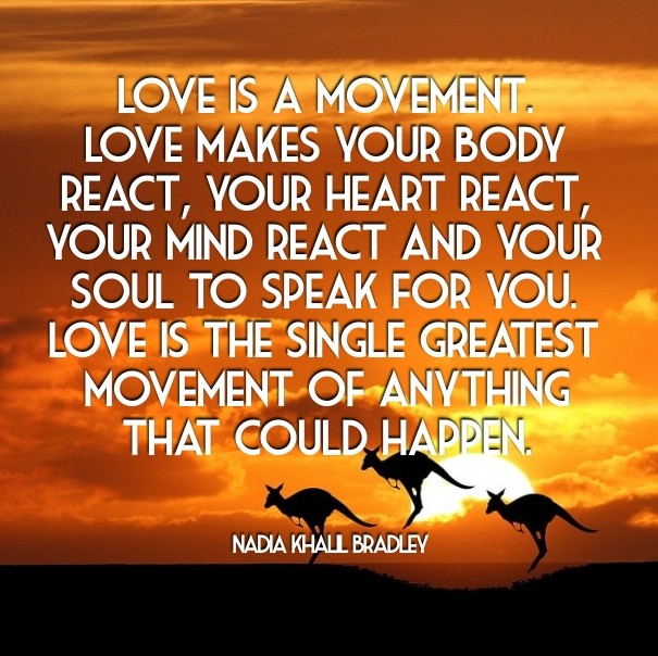 Love is a movement. love makes your Design 