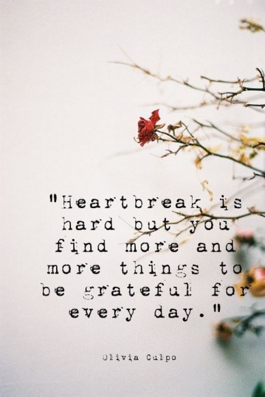 #Heartbreak #Gratitude