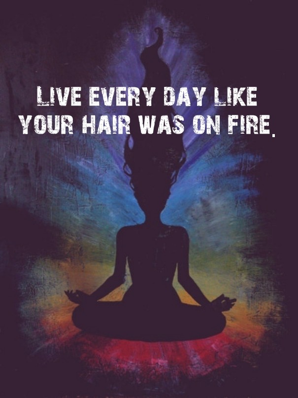 Live every day like your hair was on Design 