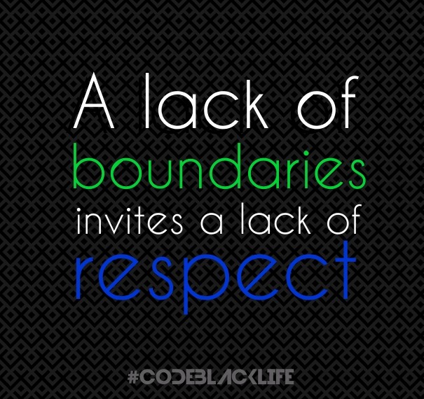 A lack of boundaries #codeblacklife Design 