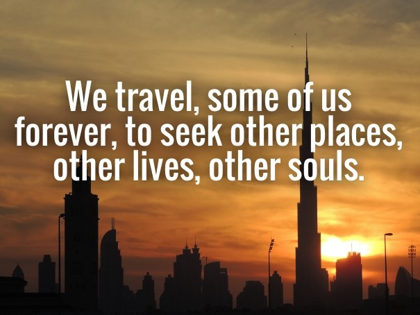 We travel, some of us forever, to Design 