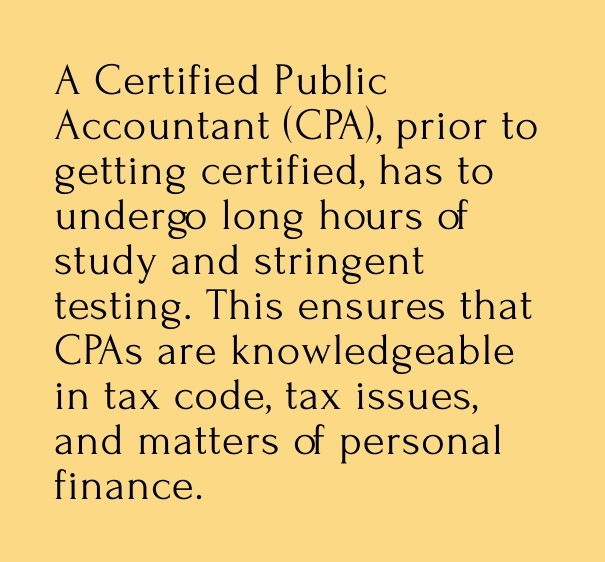 A certified public accountant (cpa), Design 