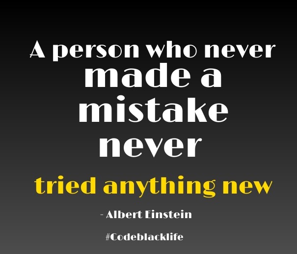 A person who never made a mistake Design 