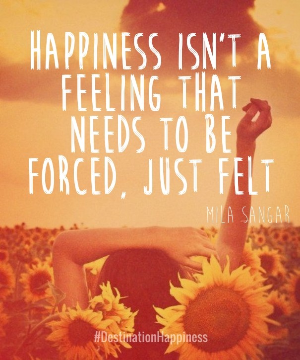 Happiness isn't a feeling that needs Design 