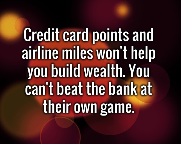 Credit card points and airline miles Design 