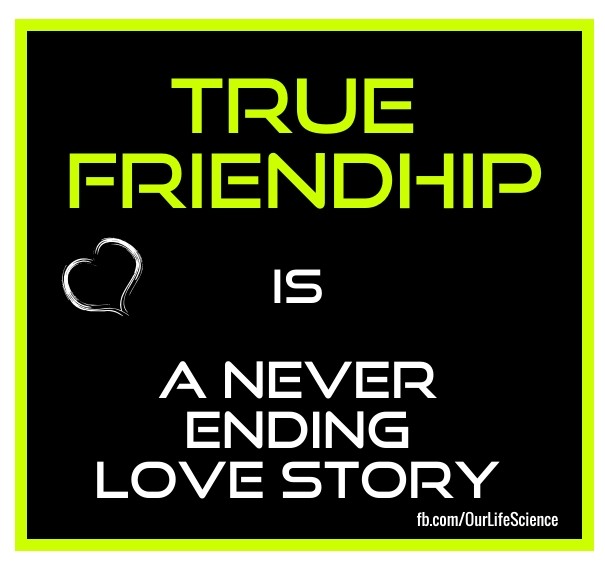 True friendhip is a never ending Design 