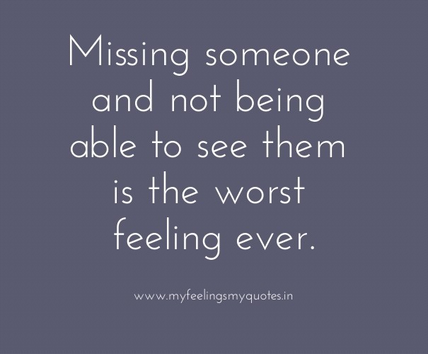 Missing someone and not being able Design 