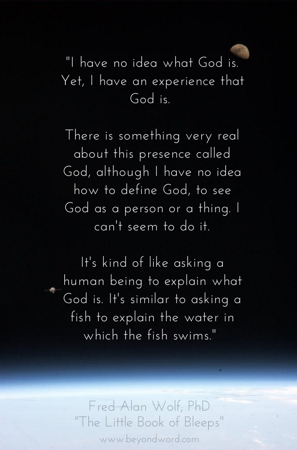 &quot;i have no idea what god is. Design 
