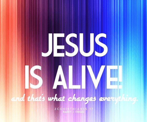 Jesus is alive! and that's what Design 