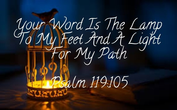 Your word is the lamp to my feet and Design 