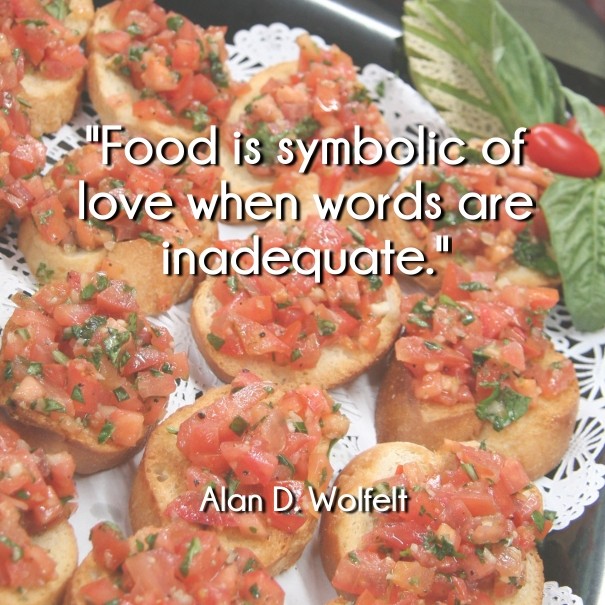 &quot;food is symbolic of love when Design 